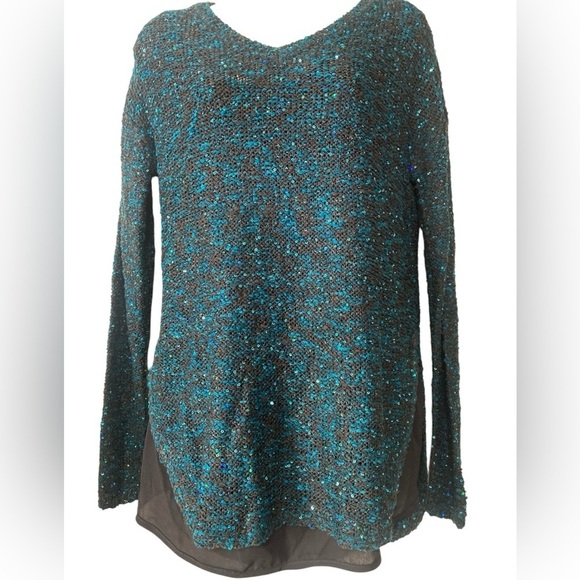 Apt9 sequin sweater with attached tank - Picture 1 of 10
